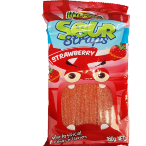 Llfm Sour Straps Straw 12x160g