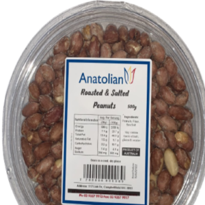 Anatolian Peanut Roasted Salted 12x500g